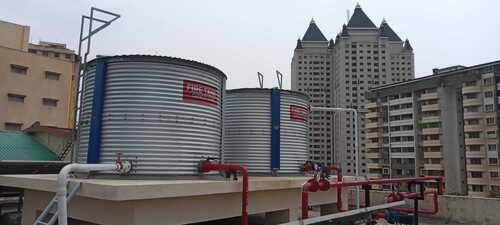 Prefab Zincalume Steel Tank Application: Fire Water Storage