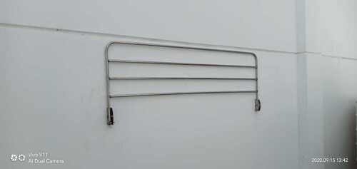 Silver Wall Mounted Towel Rod