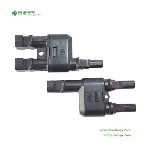 PV4.0 Solar Branch Connectors 1000VDC 30A IP67 Waterproof MC 4 T Branch Connectors