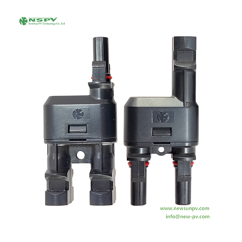 PV4.0 Solar Branch Connectors 1000VDC 30A IP67 Waterproof MC 4 T Branch Connectors