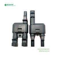 PV4.0 Solar Branch Connectors 1000VDC 30A IP67 Waterproof MC 4 T Branch Connectors