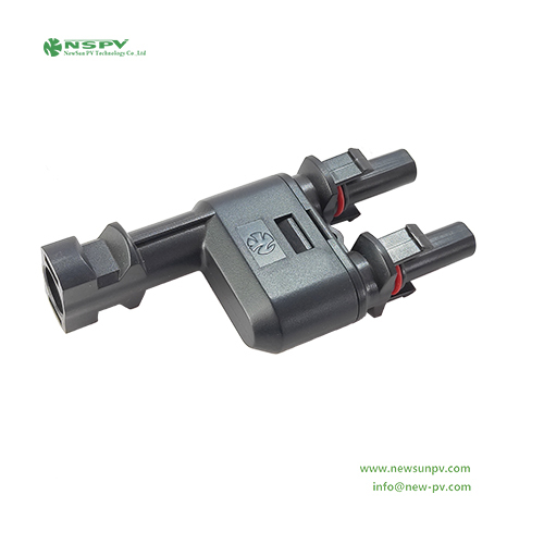 NSPV 1000VDC 30A 2 To 1 Solar Branch Connectors 30A Solar Y Connectors For Photovoltaic System Connections