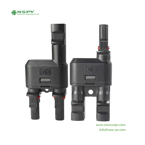 NSPV 1000VDC 30A 2 To 1 Solar Branch Connectors 30A Solar Y Connectors For Photovoltaic System Connections