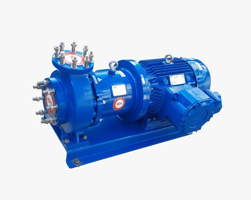 Blue Pfa Lined Magnetic Drive Pump