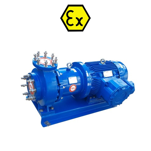 Pfa Lined Magnetic Drive Pump - Color: Blue