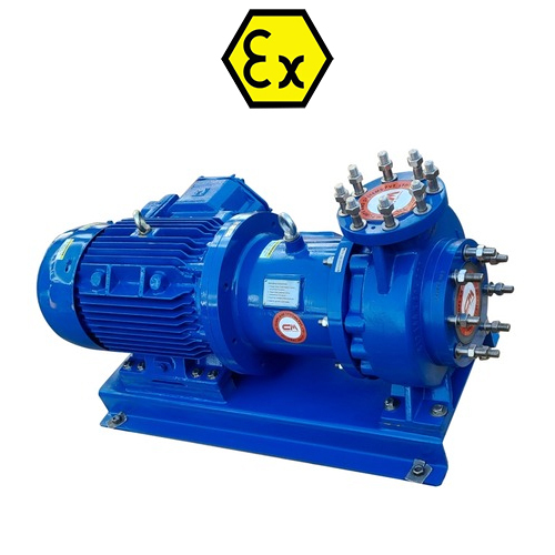 Pvdf Lined Magnetic Drive Pump - Color: Blue