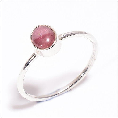 Tourmaline Gemstone Stackable Ring - Jewelry Type: Pins