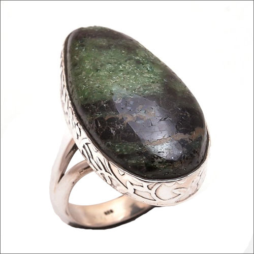 Ruby Zoisite Gemstone 925 Sterling Silver Ring