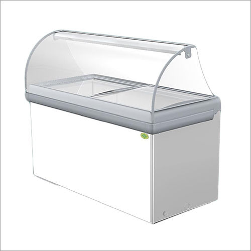 Pvc 441 Ltr Glass Top Deep Freezer