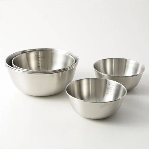 Metal Stainless Steel Salad Serving Bowl