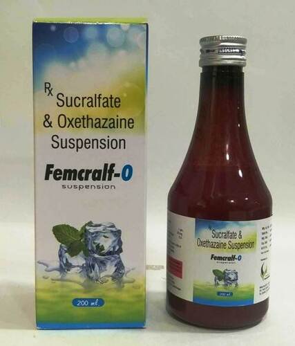 SUCRALFATE 1 GM WITH OXETHAZANINE 20 MG / 200 ML
