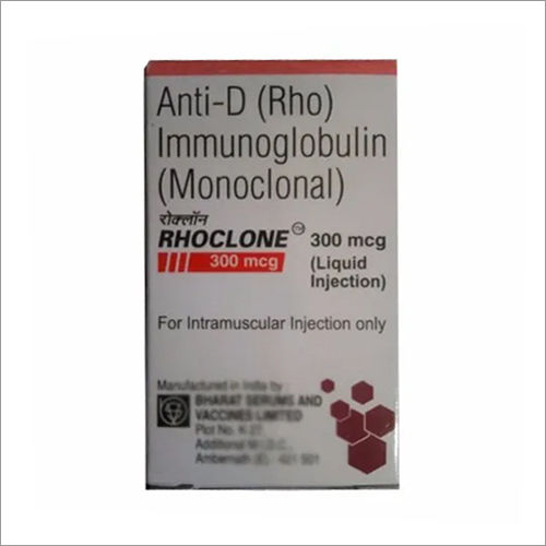 300 MCG Anti-D (Rho) Immunoglobulin (Monoclonal) Liquid Injection