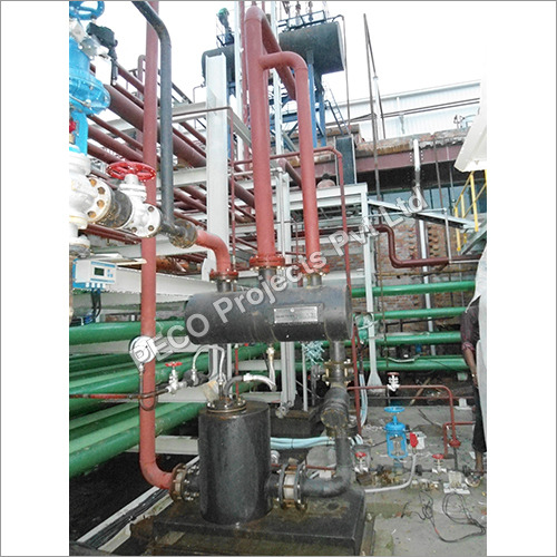 Flash Vessel And Condensate Pump Piping System