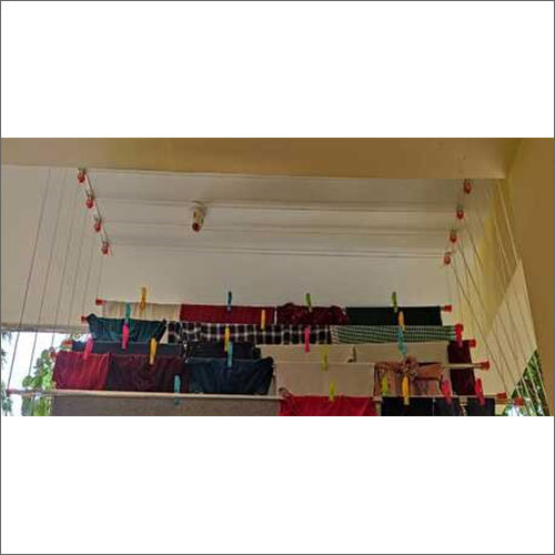 Garment Ceiling Mounted Pulley Cloth Drying Hanger