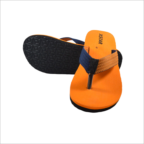 Rubber Gent's Slippers (Xs 823) Orange