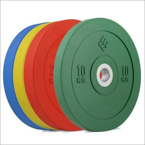 Olympic Rubber Bumper Plate By POWER SPRING GYM AND FITNESS