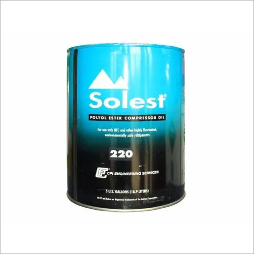 Solest Polyol Ester Compressor Oil 220 Pack Type: Tin Jar at Best Price ...