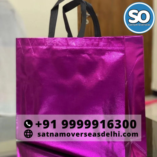 With Handle Non Woven Bopp Laminated Bags