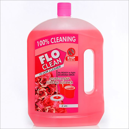 2 Liter Rose Fragrance Floor Cleaner - Strong Scent, High Quality Clean | Superior Odor Neutralization and Lasting Freshness