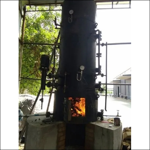 Wood Fired 500 Kg Hr Vertical Steam Boiler