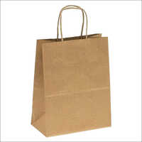 Twisted Handle Carry Bag - Paper, Rigid, Multiple Sizes Available | Suitable for Commercial Shopping, Durable and Functional Design
