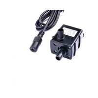 Ultra-Quiet Dc 12V 3M 240L/H Brushless Submersible Water Pump - Color: Black