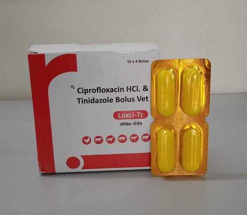 CIPROFLOXACIN HCL. AND TINIDAZOLE BOLUS