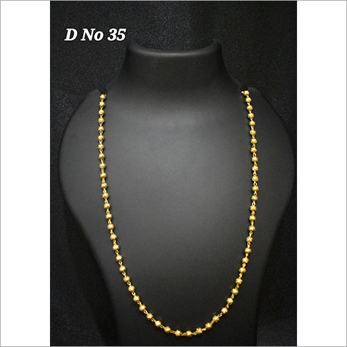 Golden Artificial Neck Gold Chain