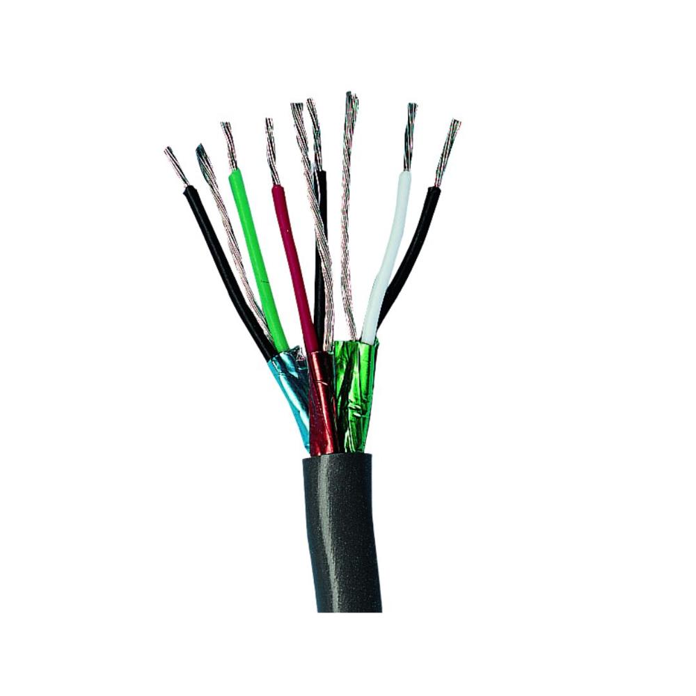 Belden 8777 Audio Cable - 22 Awg Stranded Tinned Copper Conductors, Individually Shielded Pairs With 100% Coverage, Pvc Jacket