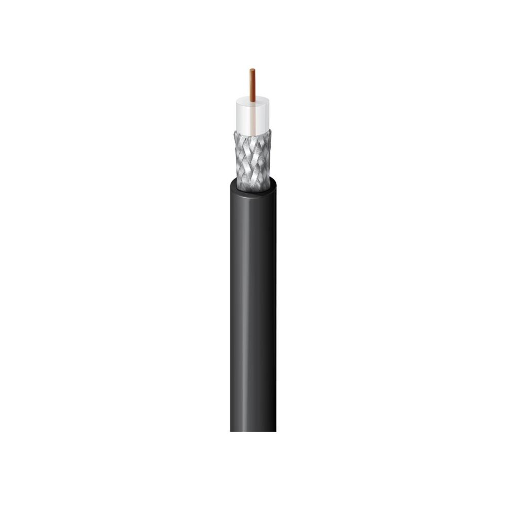 BELDEN 8240 - 50 Ohm RG-58 Coaxial Cable, 20 AWG Solid Bare Copper Conductor, 95% Tinned Copper Braid, PVC Jacket | Ideal for Wireless Communication Applications
