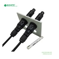IP68 Waterproof Solar Panel Fuse Connectors 1500VDC 50A TUV PV Panel Fuse Connector 4PFC Solar Inline Fuse Connector