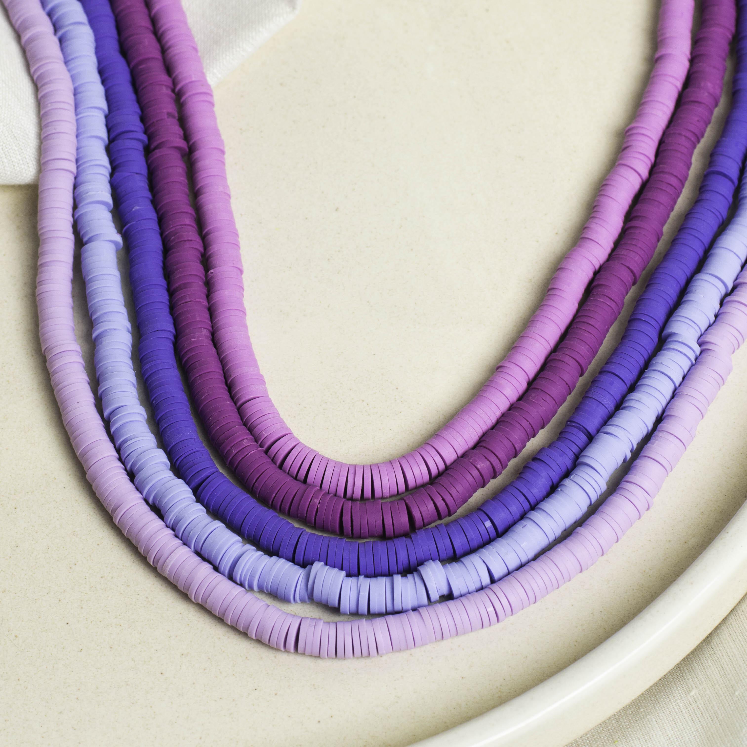 Plain Polymer fimo beads