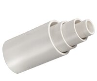 Upvc Plumbing Pipe - Seamless Round Design | White Color, Aisi Standard, 2 Year Warranty, Male Connection, Cap End Protector