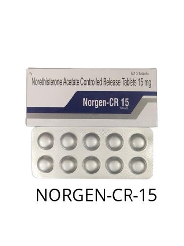 Norethisterone control release 15mg Tab (Norgen CR 15)