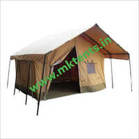 Safari Tent - Aluminum Frame, Single Layer Design | Standard Plain Camp Tent For Outdoor Adventures