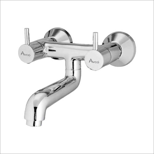 Silver Wall Mixer Non Telephonic Cock