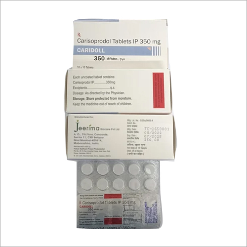 350 mg Carisoprodol Tablets IP