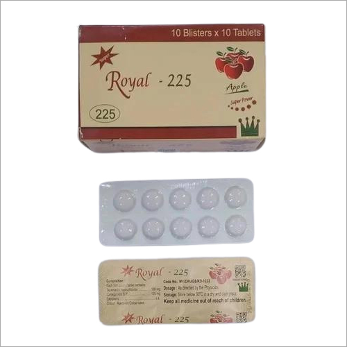 Royal 225 Tablets Age Group: Suitable For All Ages