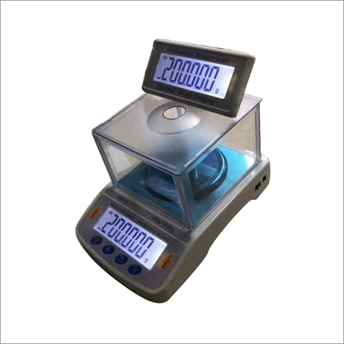 Gray Jewellery Scale With Glass Top