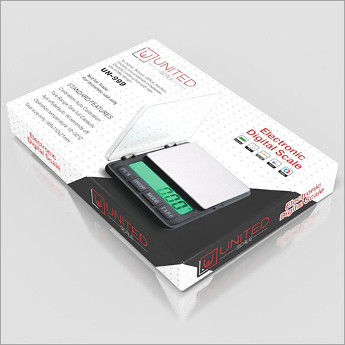 Electronic Digital Scale - Plastic Material, White Color | Analog Monitor Display, Warranty Included