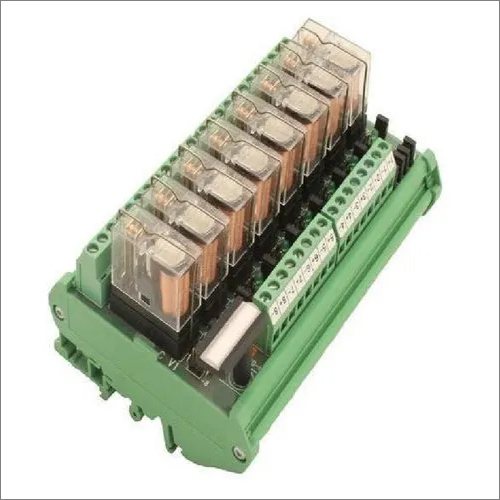 Green Omron 8 Channel Relay Card
