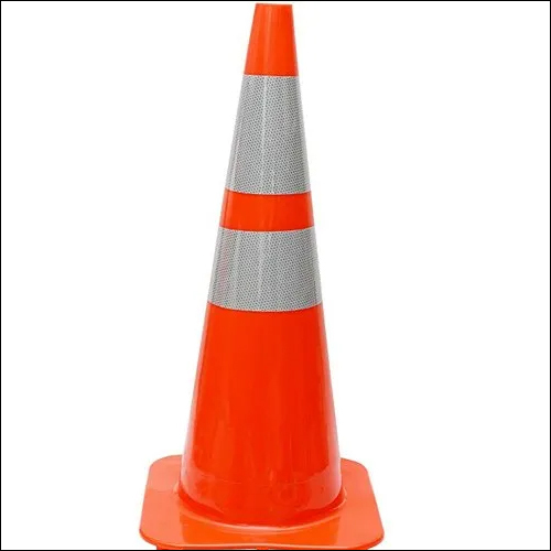 Orange & White Safety Cone