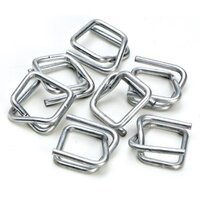 High Tensile Galvanized Lashing Wire Buckle - Carbon Steel, 13mm To 32mm Size, Silver Color | Superior Holding Power, Corrosion Resistant, Self-lock Feature, Easy Threading