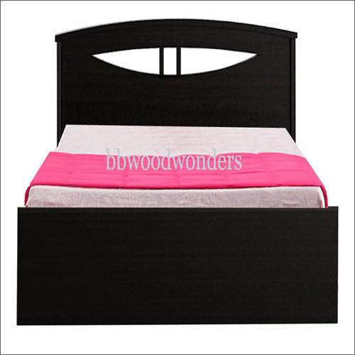 Black Wooden Double Size Bed