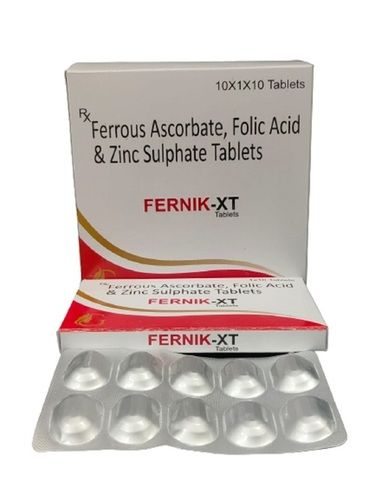 Ferrous Ascorabte Folic Acid and Zinc (Fernik-XT Tab)