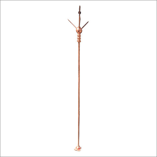 5 Spike Copper Bonded Lightning Arrester Application: Industrial