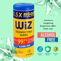 Wiz Non Alcohol Based Disinfecting Wipes - 40 Pulls Cannister Pack