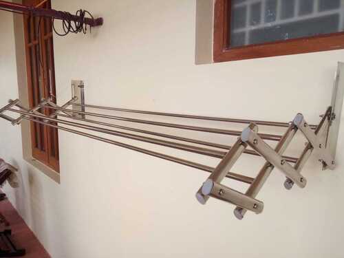 wall mounted cloth drying hanger at Kothamangalam.