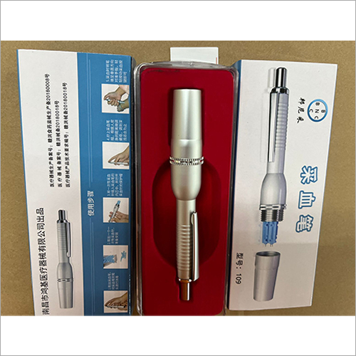 Silver Stainless Steel Hijama Lancet Pen