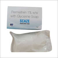 White Permethrin Glycerine Medicated Soap
